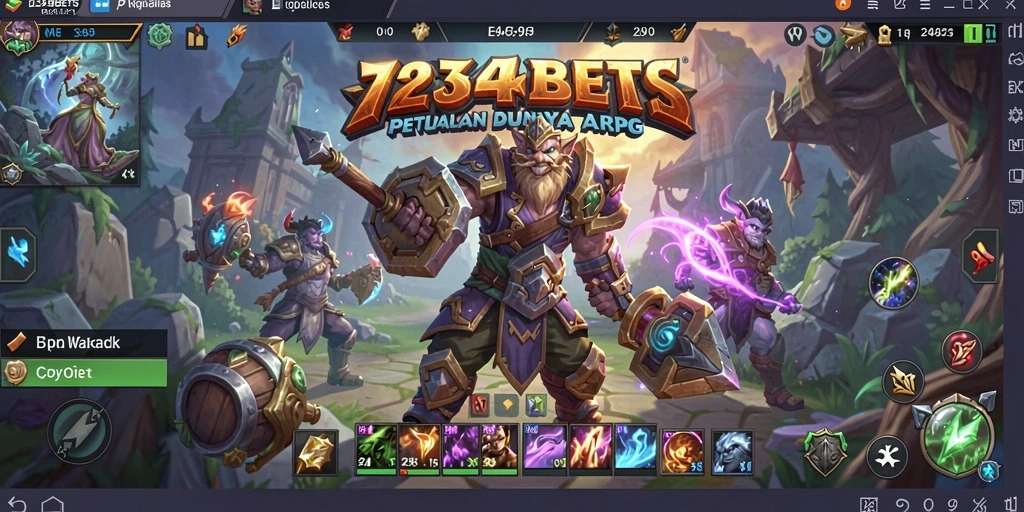 Tampilan menarik dari gameplay 1234BETS yang mendebarkan.