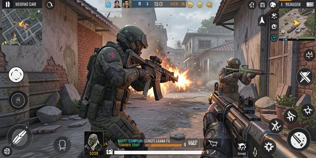 Gameplay seru 666FF dengan aksi tembak-menembak yang menegangkan.