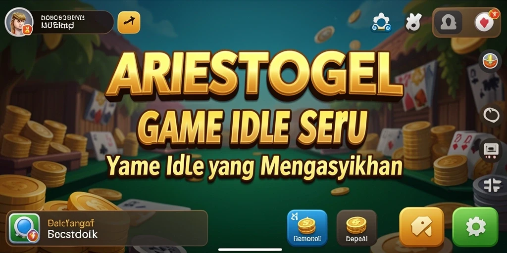 Tampilan gameplay yang menarik dan interaktif dalam ARIESTOGEL.