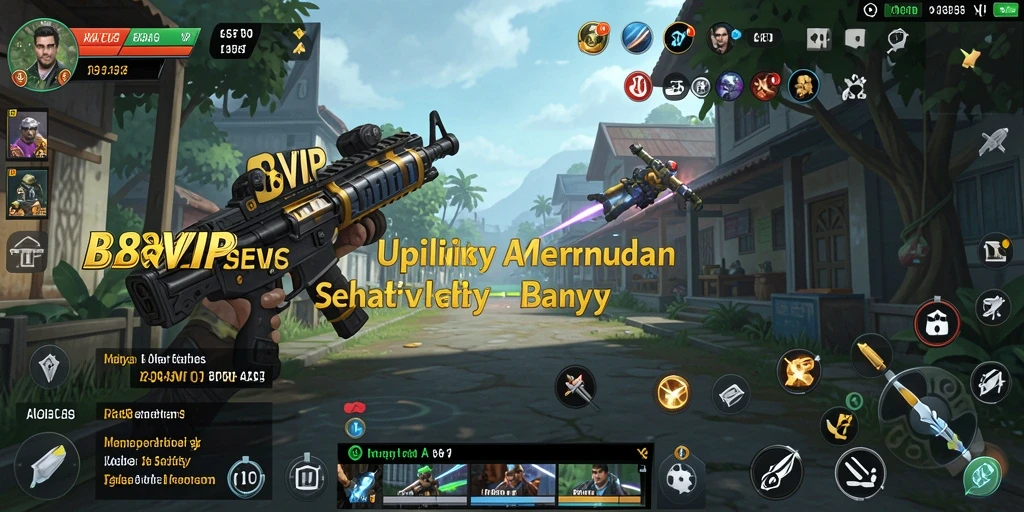 Tampilan antarmuka utama B8VIP yang sederhana dan informatif.