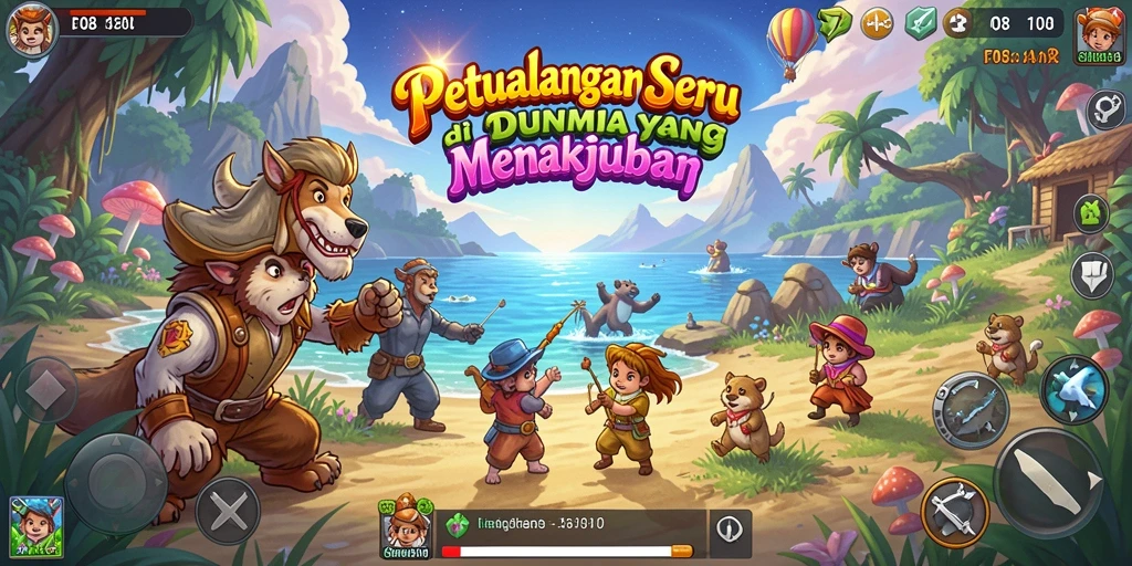 Tangkapan layar F08 menampilkan aksi mendebarkan dalam gameplay petualangan.