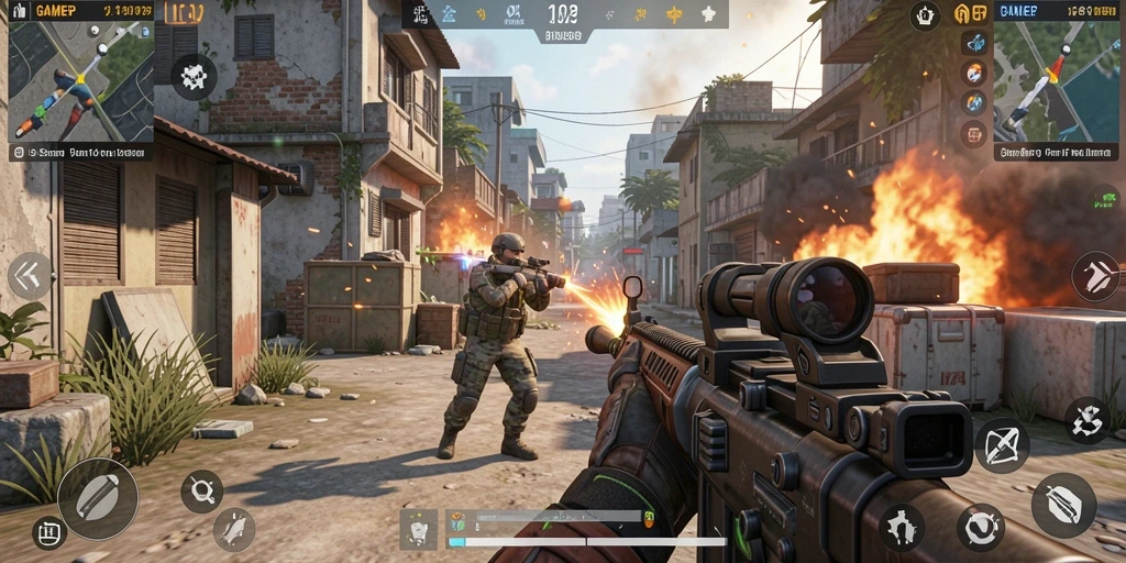 Tangkap momen seru dalam permainan FPS dengan grafis menakjubkan.