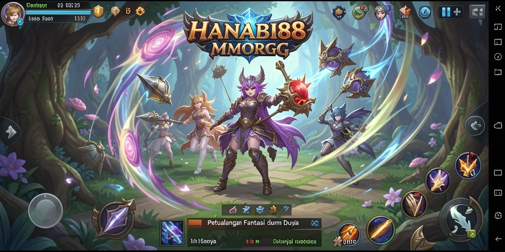 Tampilan menakjubkan dari gameplay <strong>HANABI88</strong> yang penuh aksi dan keindahan grafis.