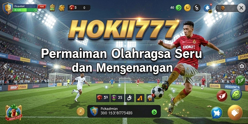 Tampilan gameplay HOKI777 yang menegangkan dengan berbagai cabang olahraga.