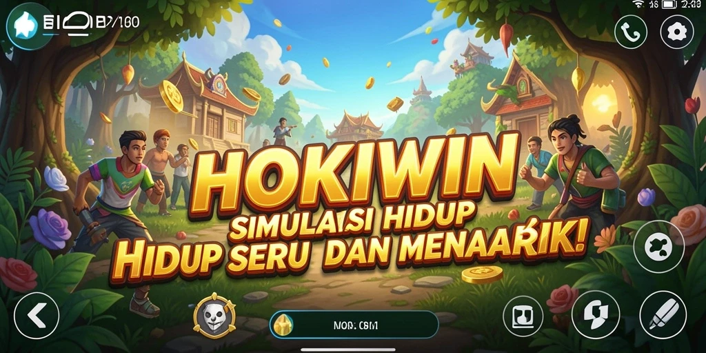 Gameplay HOKIWIN menunjukkan kebebasan dalam membangun kehidupan virtual.