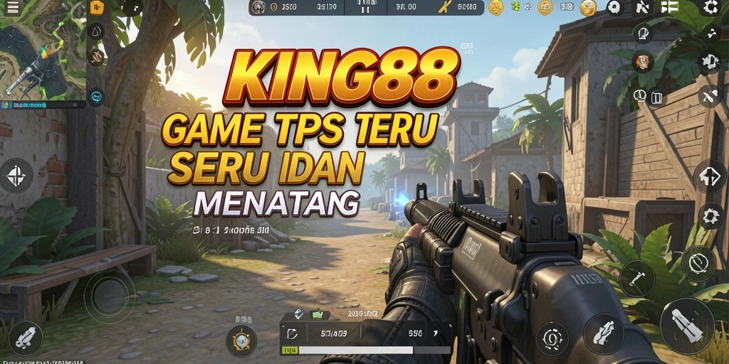 Tampilan gameplay KING88 yang memukau dalam aksi TPS.