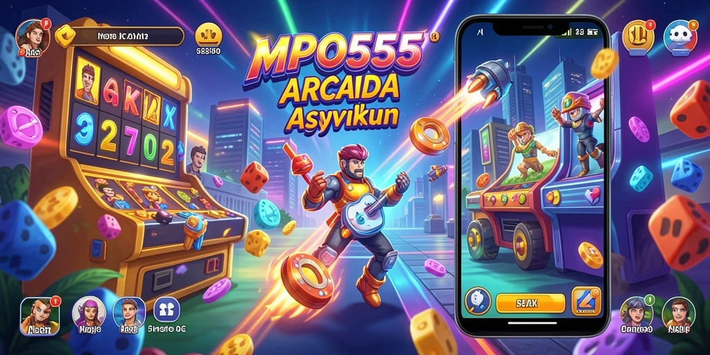 Screenshot MPO555 menampilkan gameplay seru di level yang menantang.