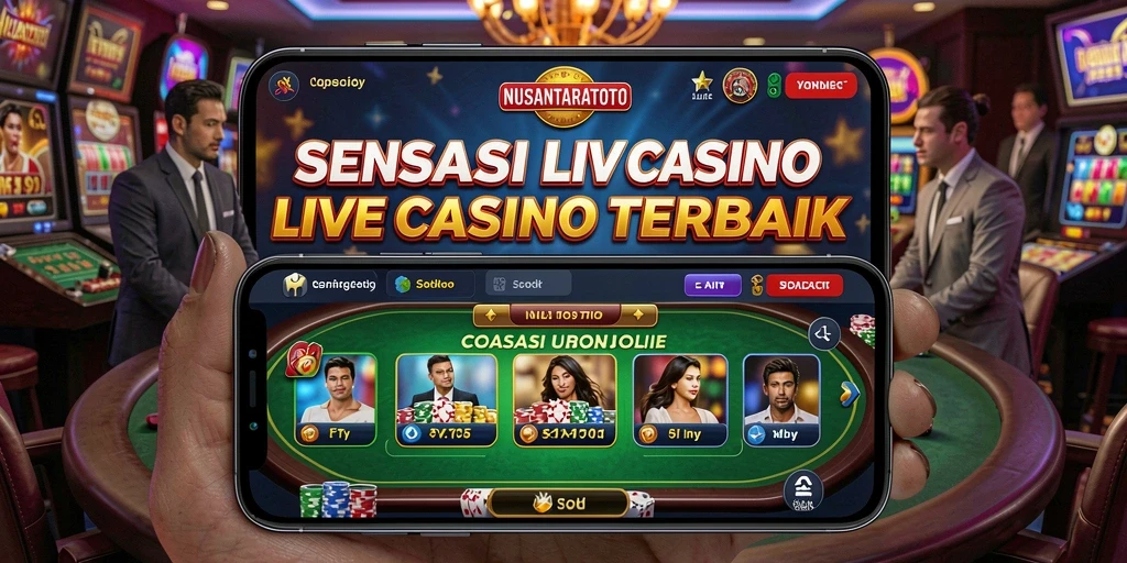 Screenshot NUSANTARATOTO menampilkan dealer langsung yang interaktif dan permainan yang mendebarkan.