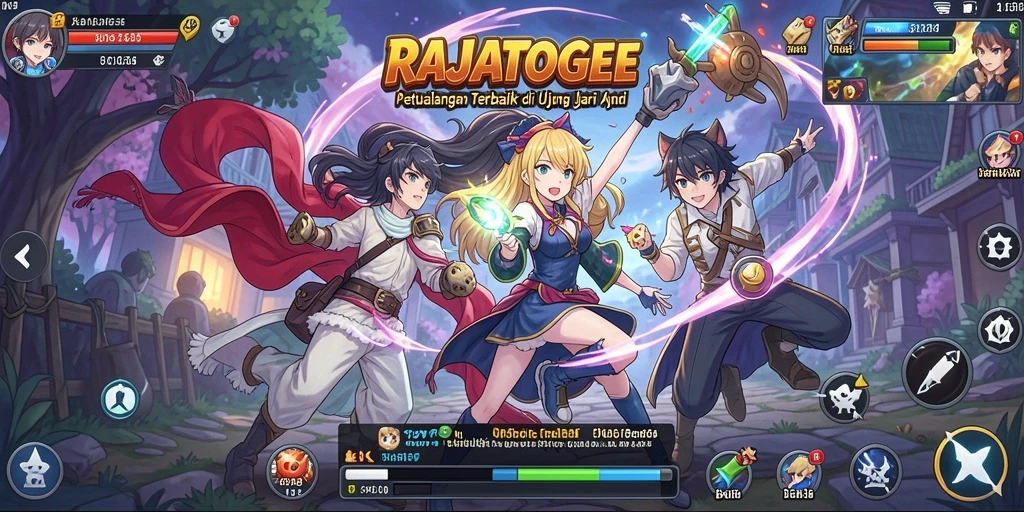 Tangkapan layar utama RAJATOGEL menampilkan pengalaman gameplay yang memukau.