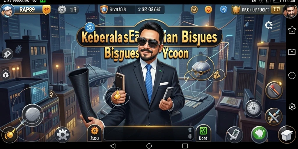 Screenshot RAP89 menampilkan gameplay seru di dunia Tycoon.
