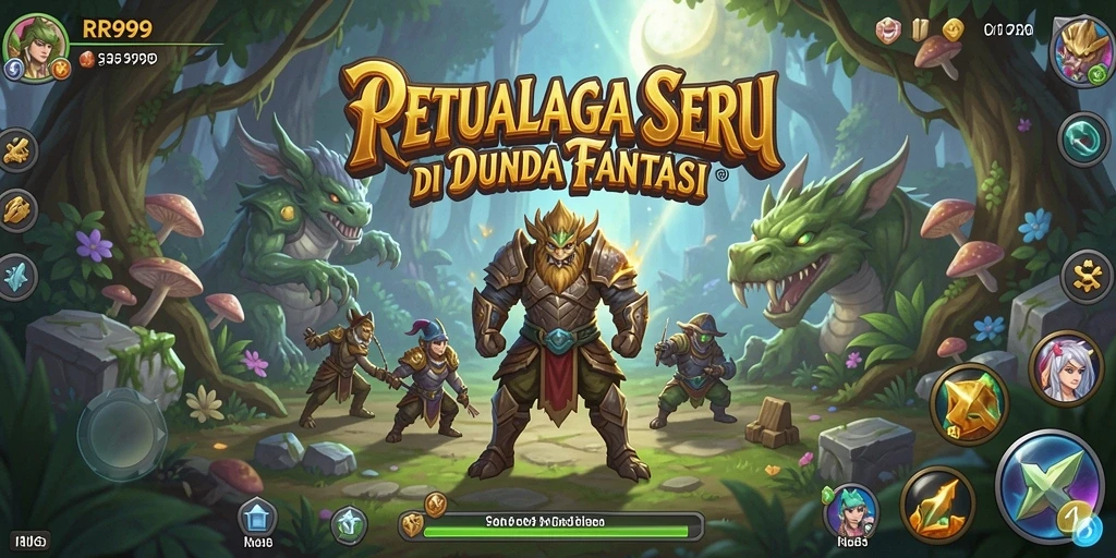 Tampilan seru dari gameplay RR999 yang penuh petualangan.