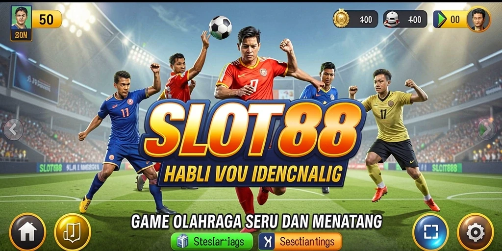 Tampilan gameplay SLOT88 menampilkan aksi olahraga yang mendebarkan.