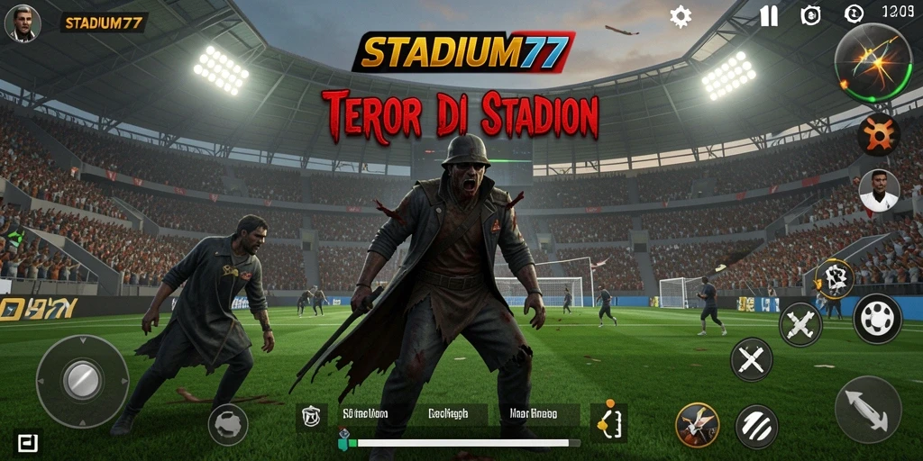 Gameplay menegangkan di stadion angker dengan momen horor yang menggigilkan.