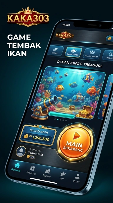 Antarmuka pengguna yang intuitif di aplikasi kaka303.